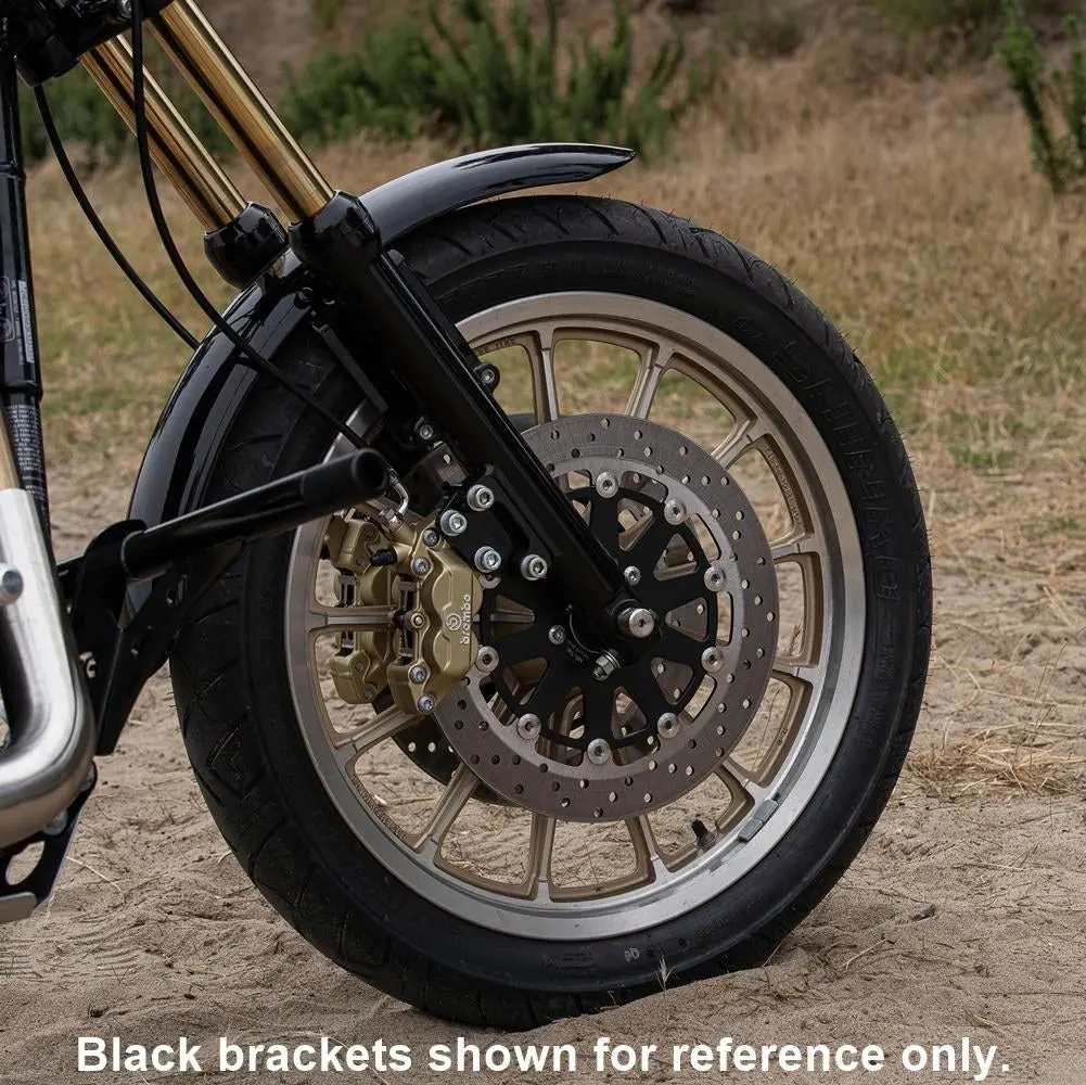 Tc Bros. Axial Brembo Front Rh Bracket 2000-2007 Harley 12.6In Rotor 2