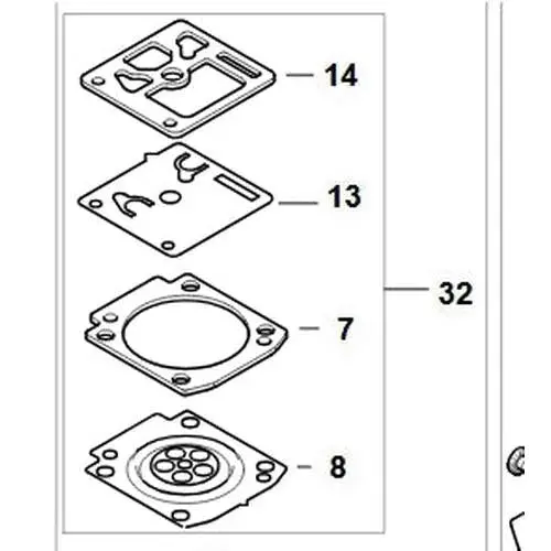 Carburettor Repair Kit 1142/ Stihl 1