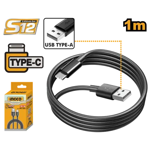 Charger Cable Usb Type-A To Type-C 1