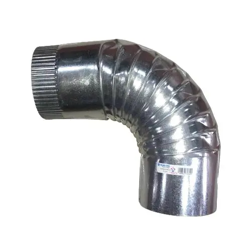 Chimney Flue Elbow 90° Galv 𝑇0.4𝑚𝑚 » 1