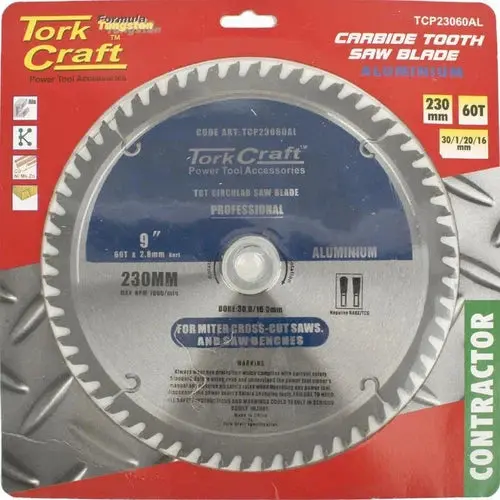 Circular Saw Blade Aluminium Tork Craft 2