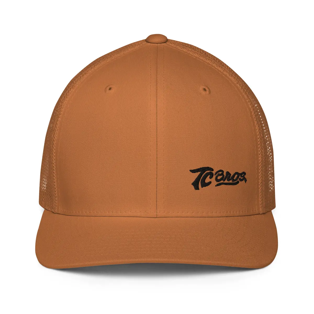 Flex Fit Closed-Back Trucker Cap - Duck Brown 1