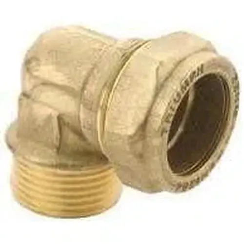 Compression Brass Elbow Male 1