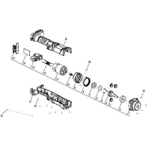 Concrete Vibrator Cordless 𝑃20ˢ Ingco 2