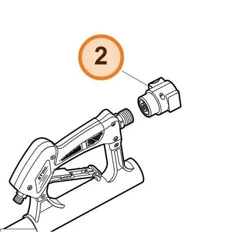 Connecting Piece For Pressure Washer Telescopic Handle Stihl 1