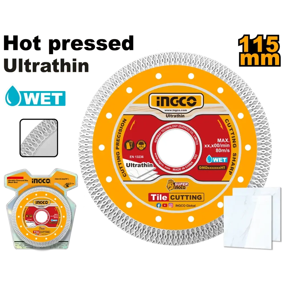 Cutting Disc Diamond Continuations Slim Ingco 1