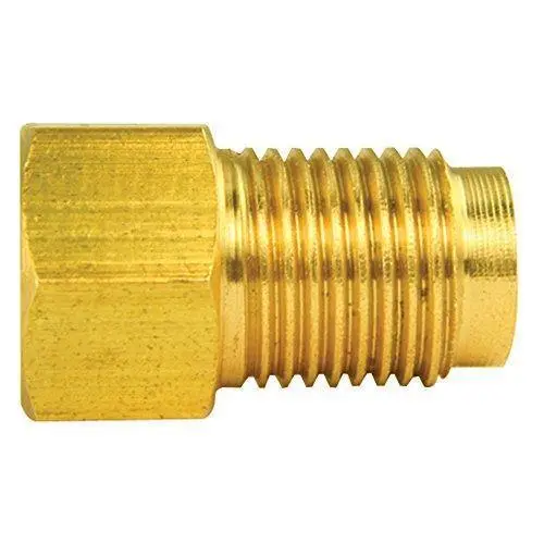 (3/8-24 Inverted)F, (7/16-24 Inverted)M | Brass Adapter | 10Ct 1