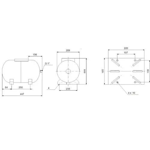 Diaphragm Tank For Pressure Pump Grundfos 2
