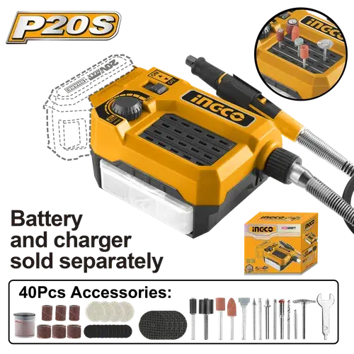Die Grinder Cordless 𝑃20ˢ Ingco 2