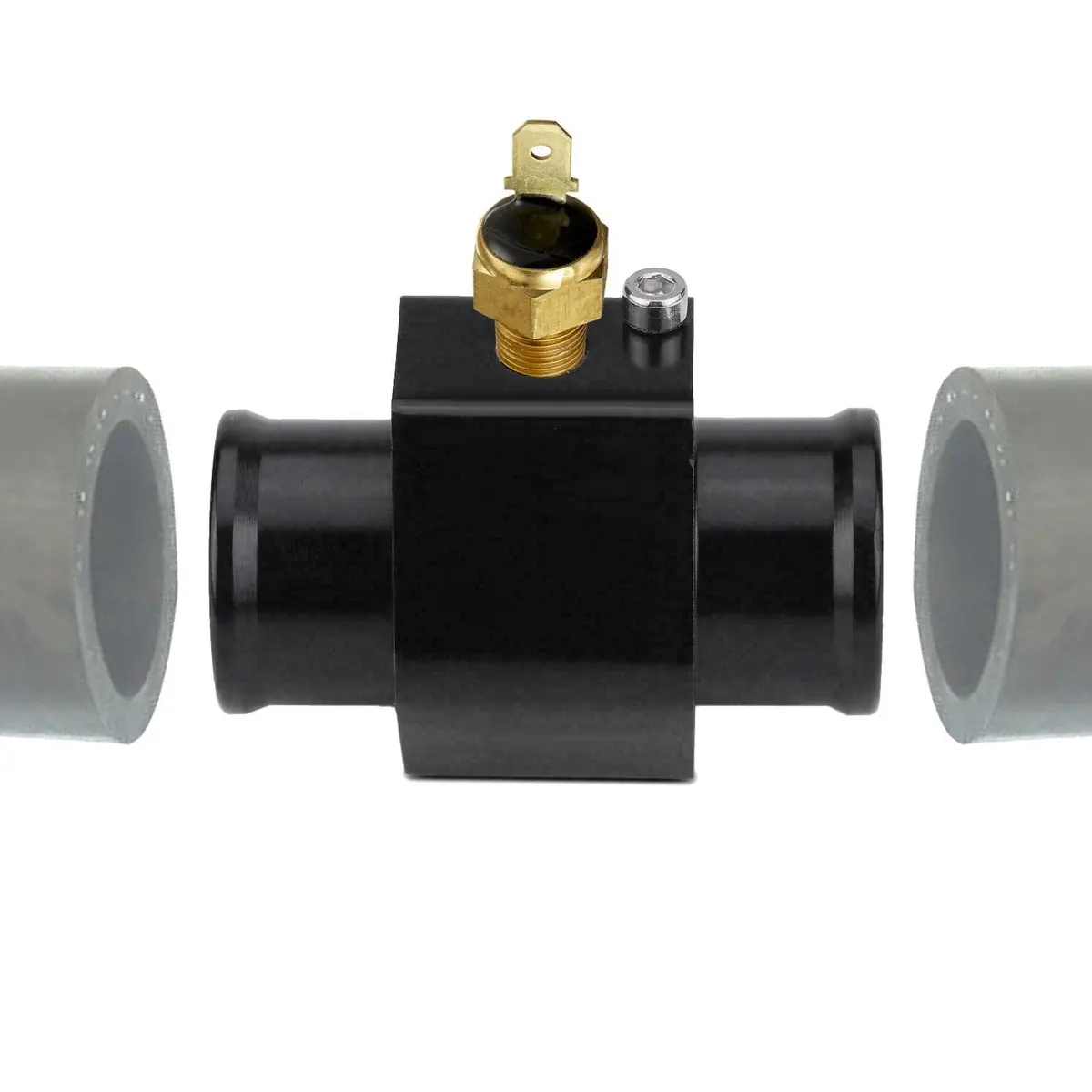 Dual 14-15 Inch 180W Electric Fan Radiator Hose Adapter Temp Switch Wire Kit 3