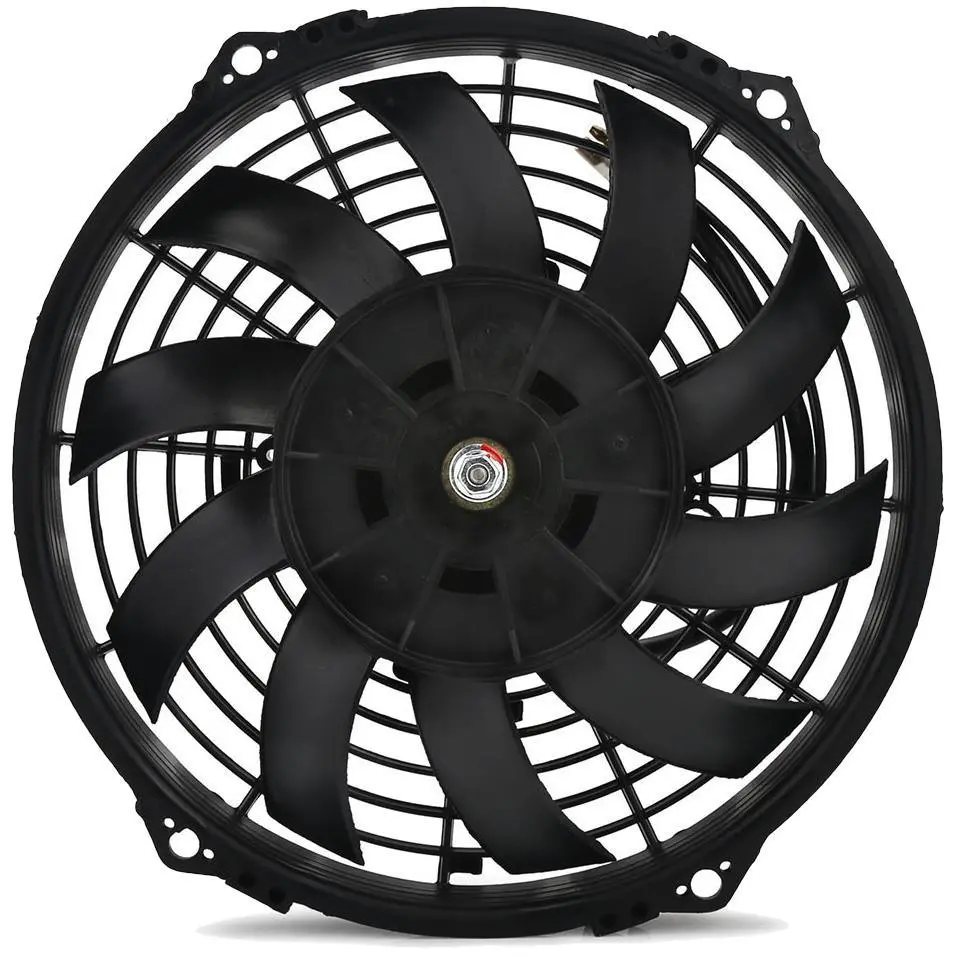 Dual 9 Inch 90W Electric Fans Push-In Probe Thermostat Temp Switch Kit 2