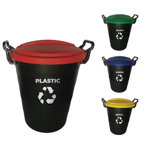 Dustbin With Lock Lid 1
