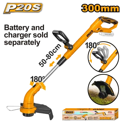 Edge Trimmer Cordless 𝑃20ˢ Ingco 2