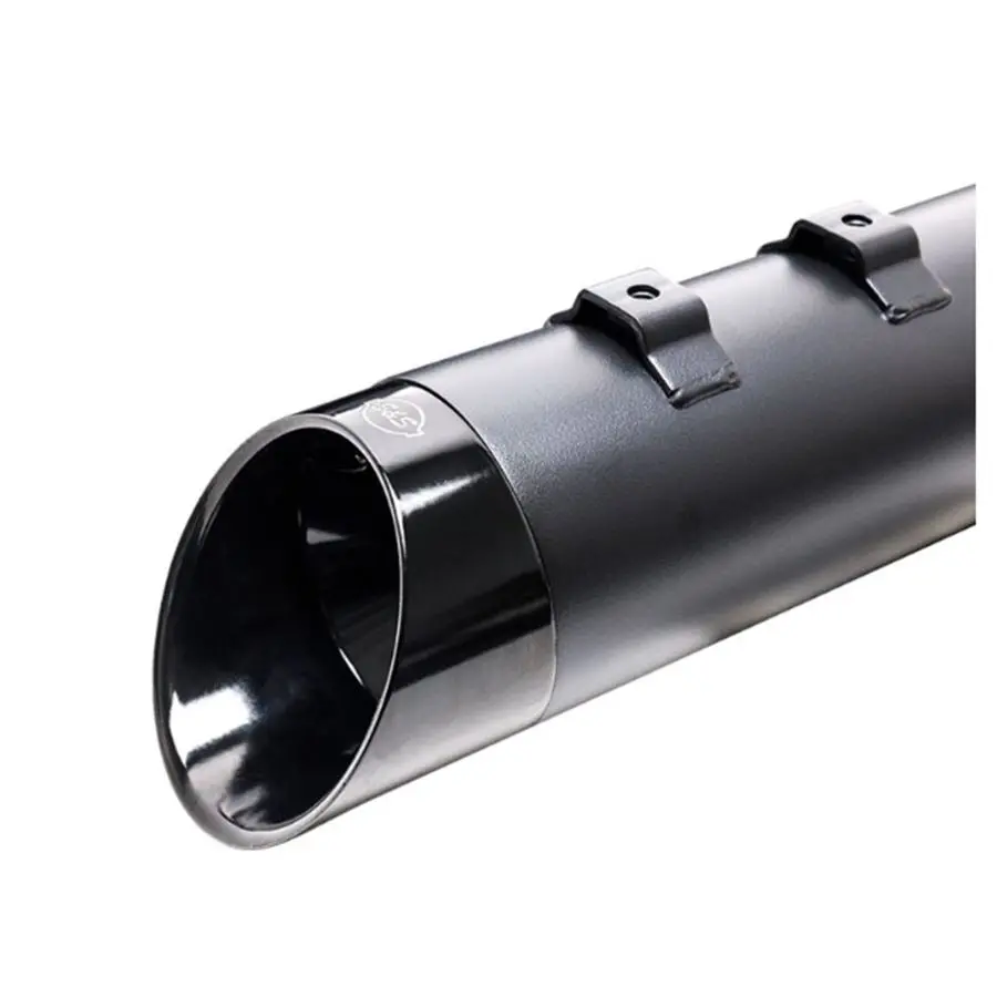 50 State Legal - Black Mk45 Muffler With Black Cutlass End Cap For M8 Touring 2