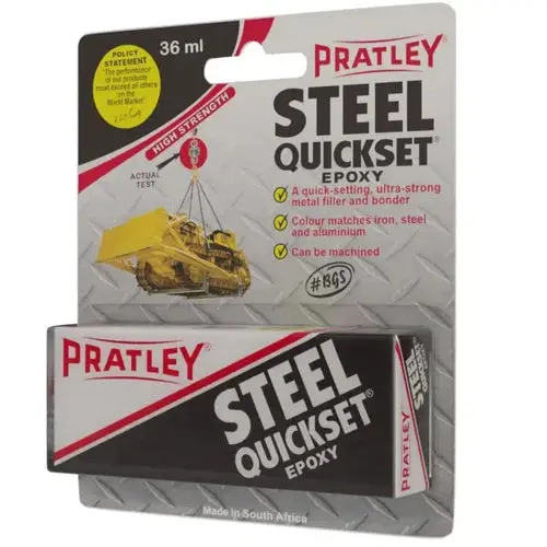 Epoxy Steel Quickset Pratley 1