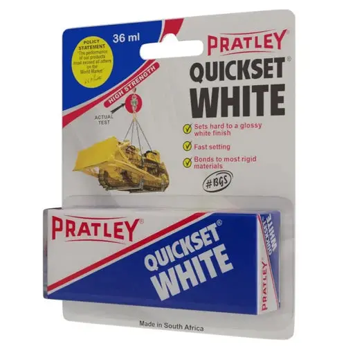 Epoxy White Quickset Pratley 1