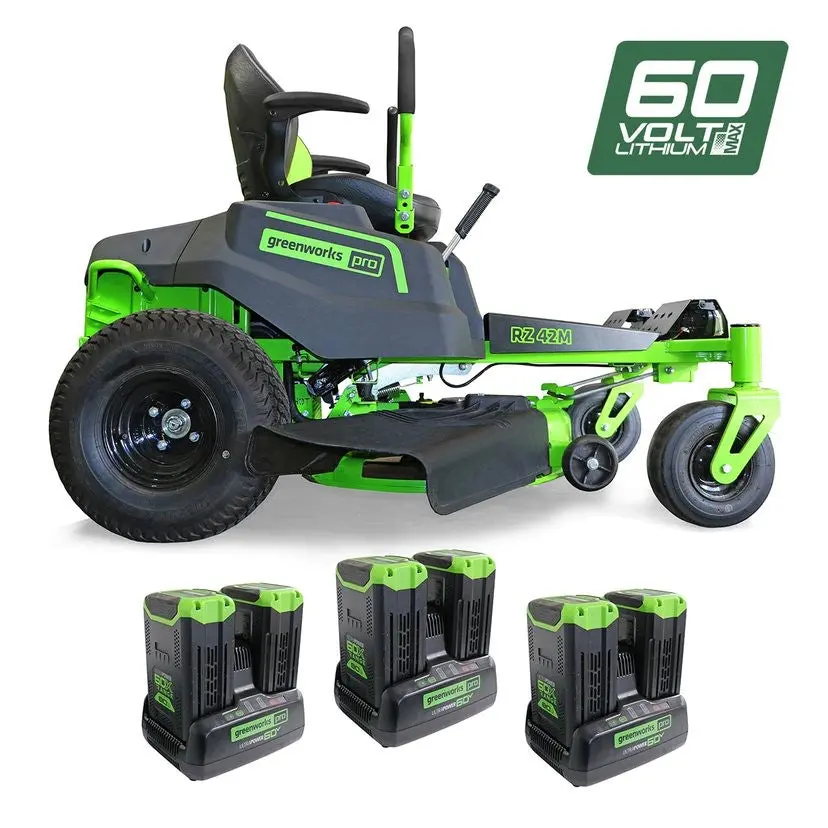 Greenworks 60V Battery Zero Turn 42" Ride-On Mower 1