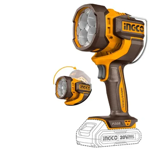 Flashlight Cordless 𝑃20ˢ Ingco 2