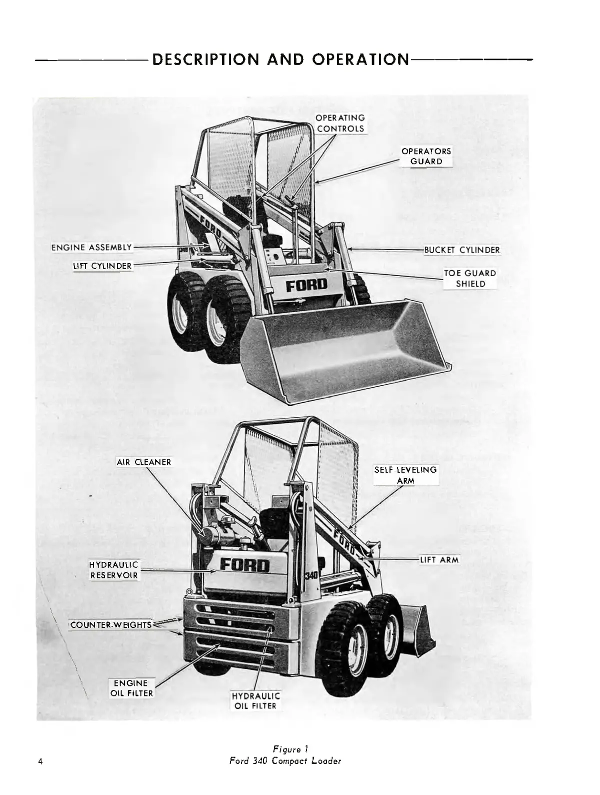 Ford 340 Compact Loader Repair Manual 2