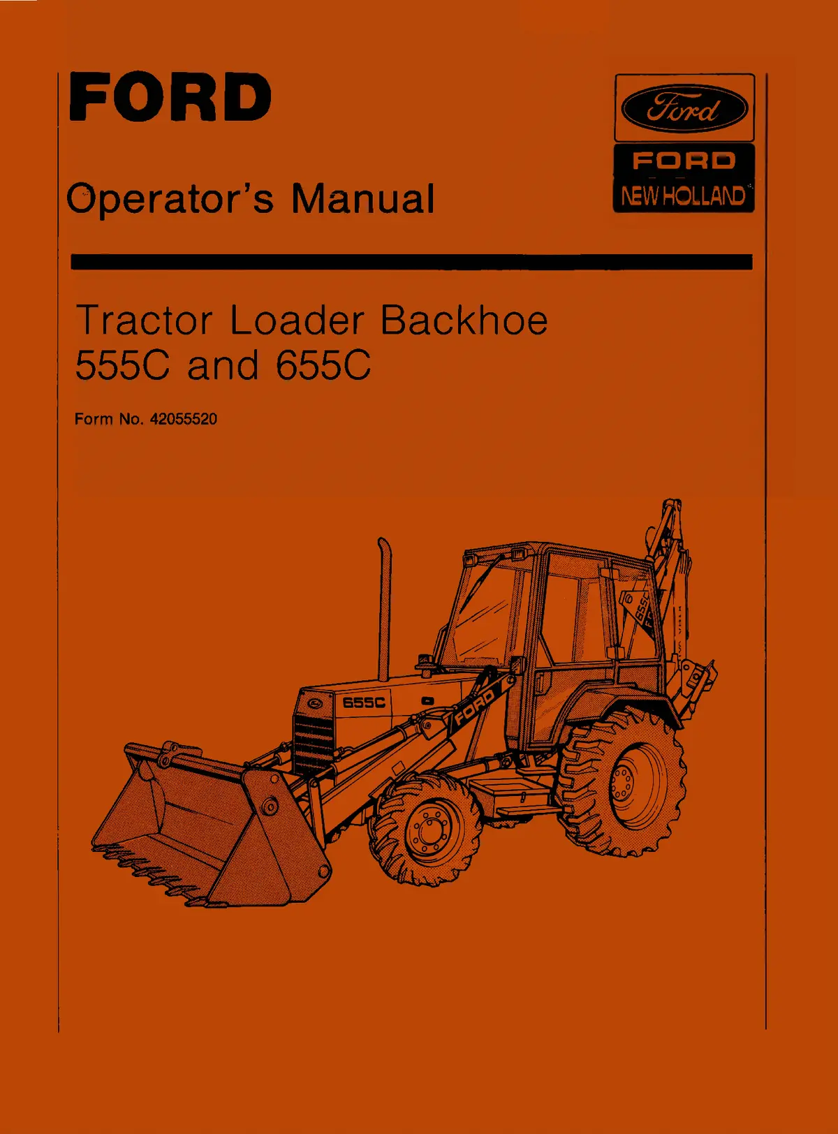Ford 555C & 655C Tractor Loader Backhoe Operator’S Manual 1