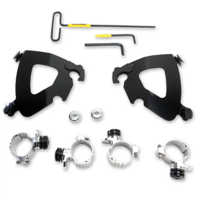 Memphis Shades Trigger Lock Mounting Kit For Narrowglide Gauntlet Fairing (Black) 1