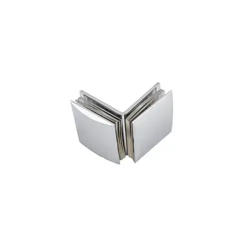 Glass To Glass 90° Clamp For Silhouette Frameless Shower 1