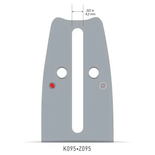 Guide Bar 𝑃.325”🔵 Advancecut Oregon 2