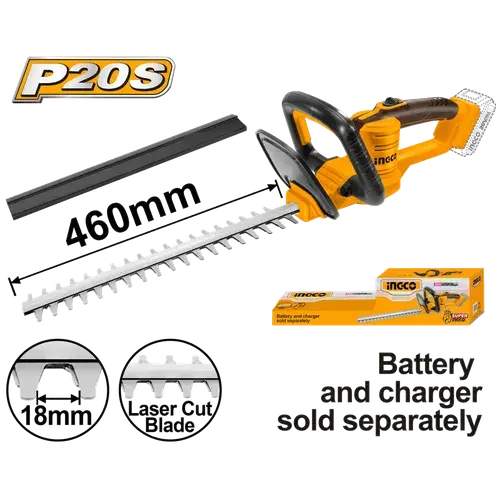 Hedge Trimmer Cordless 𝑃20ˢ Ingco 2