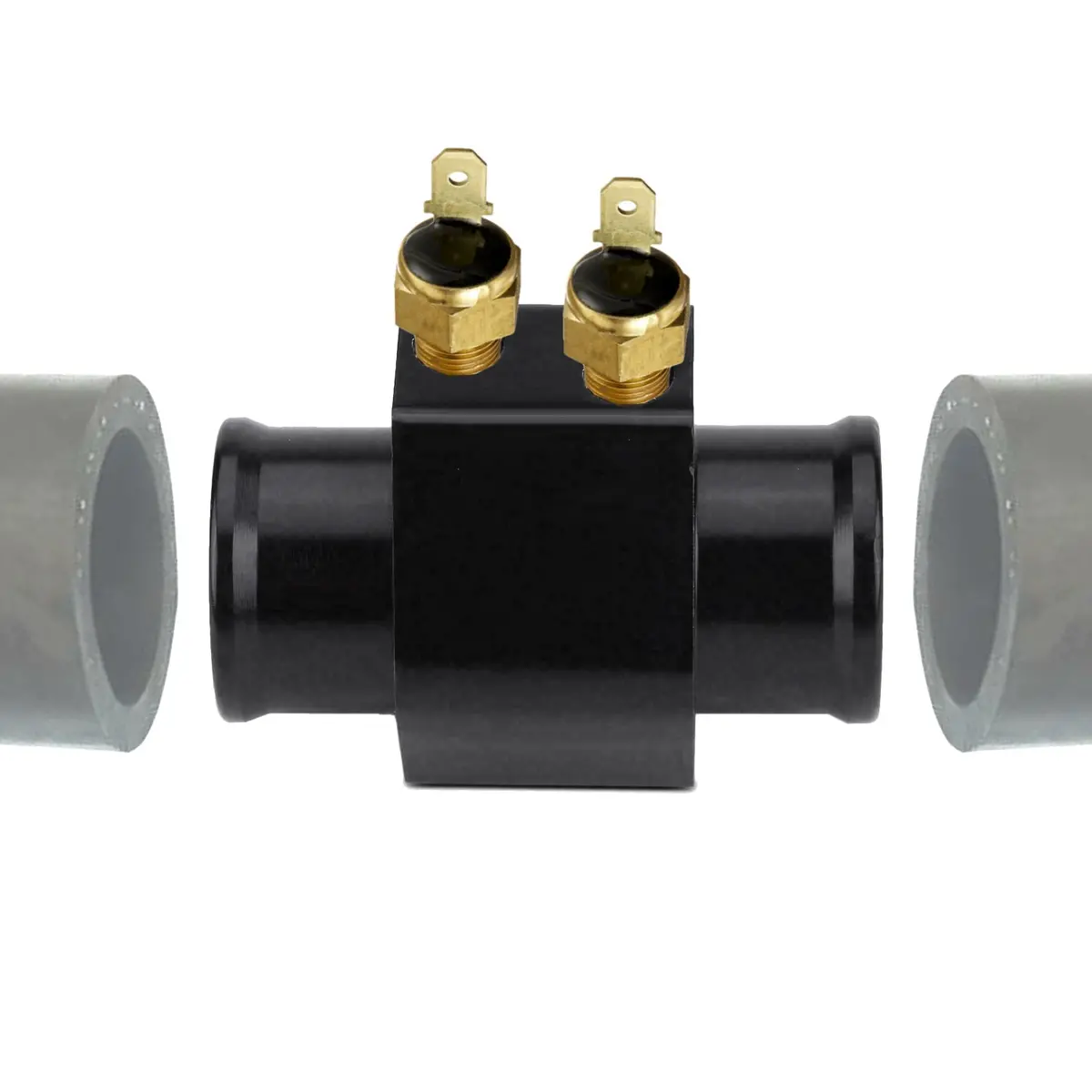 44Mm Radiator Hose Adapter 2 Stage Dual Electric Fans Temp Ground Switches 3