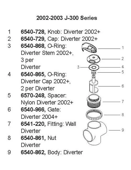 Sundance Spas Valve Body (P/N: 6540-862) Ships In 6 To 8 Weeks 2