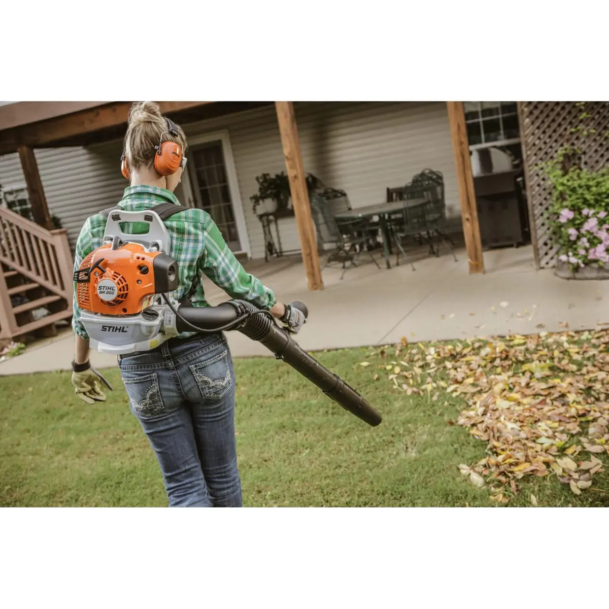 Leaf Blower Backpack 2T 12𝑁 Br200 Stihl 2