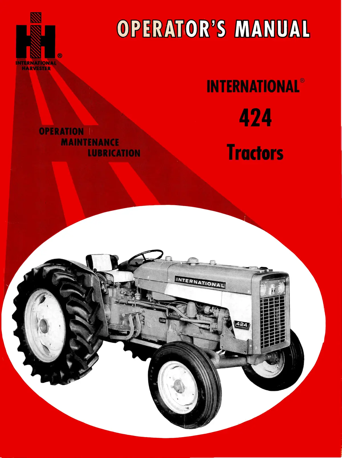 International 424 Tractor Operator's Manual 1