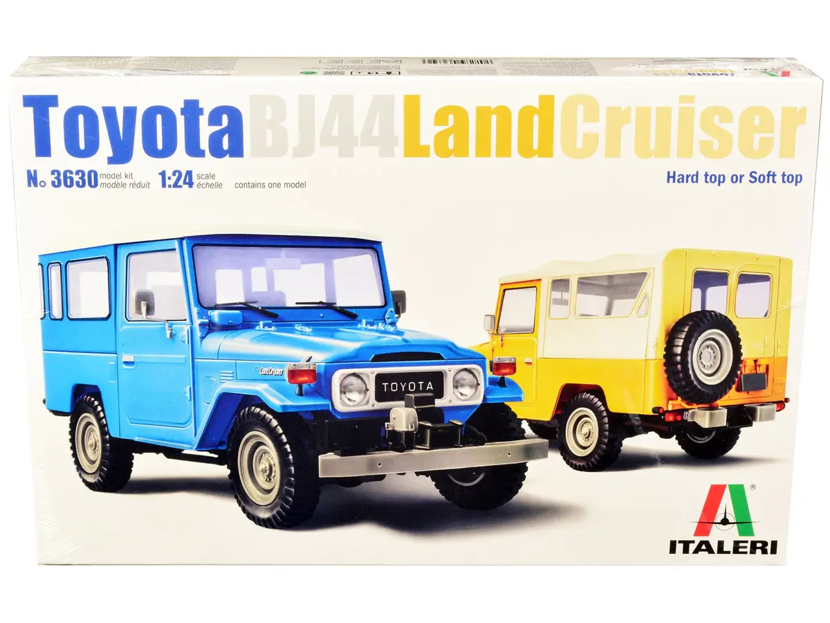 Toyota Bj44 Land Cruiser Plastic Model Kit (Skill Level 3) 1/24 Scale Model By Italeri 1