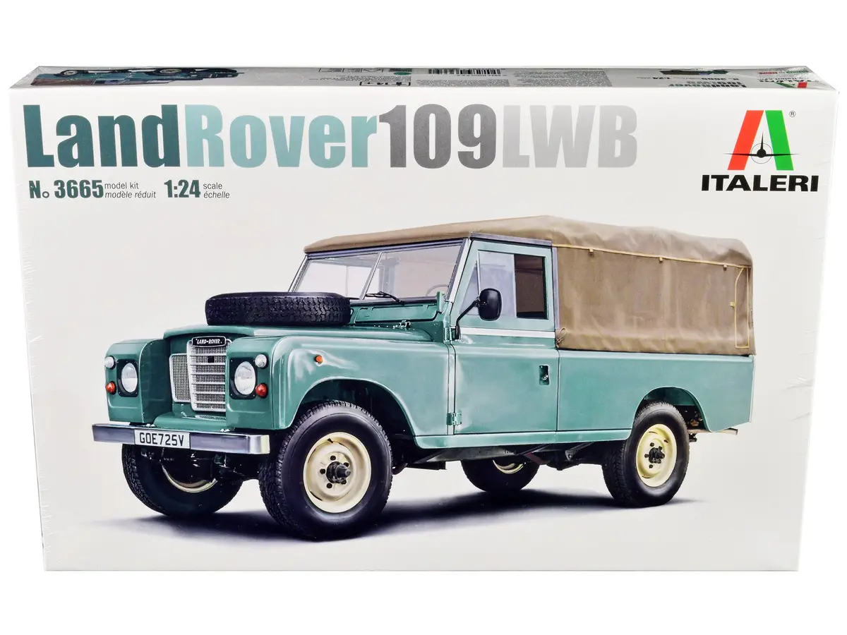 Land Rover 109 Lwb Plastic Model Kit (Skill Level 3) 1/24 Scale Model By Italeri 1