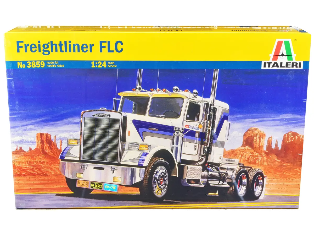 Freightliner Flc Truck Tractor Plastic Model Kit (Skill Level 4) 1/24 Scale Model By Italeri 1