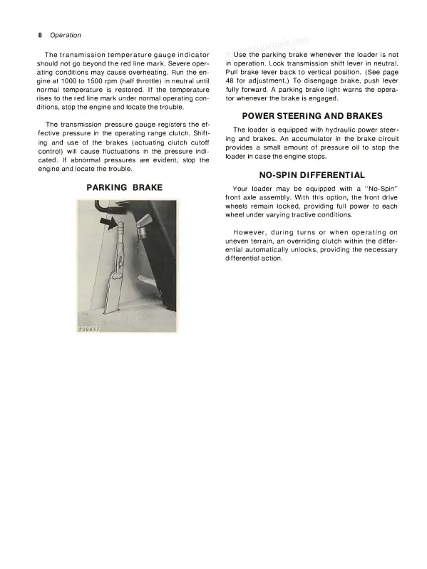 John Deere Jd544-A Loader Operator's Manual 2