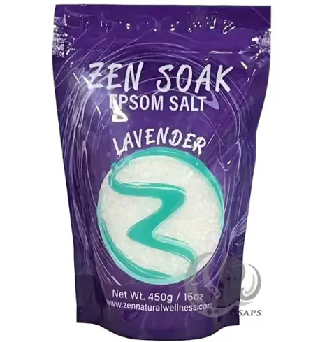 Zen Soak Epsom Salt: Lavender (P/N: Zen-Lavender) 1