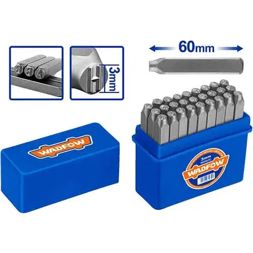Letter Punch Set A-Z Wadfow 1