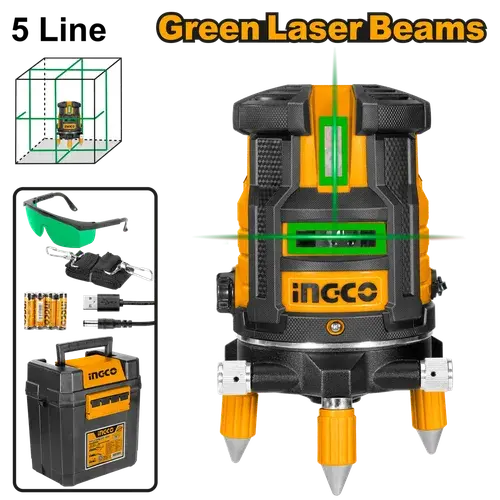 Line Level Laser Green Ingco 1