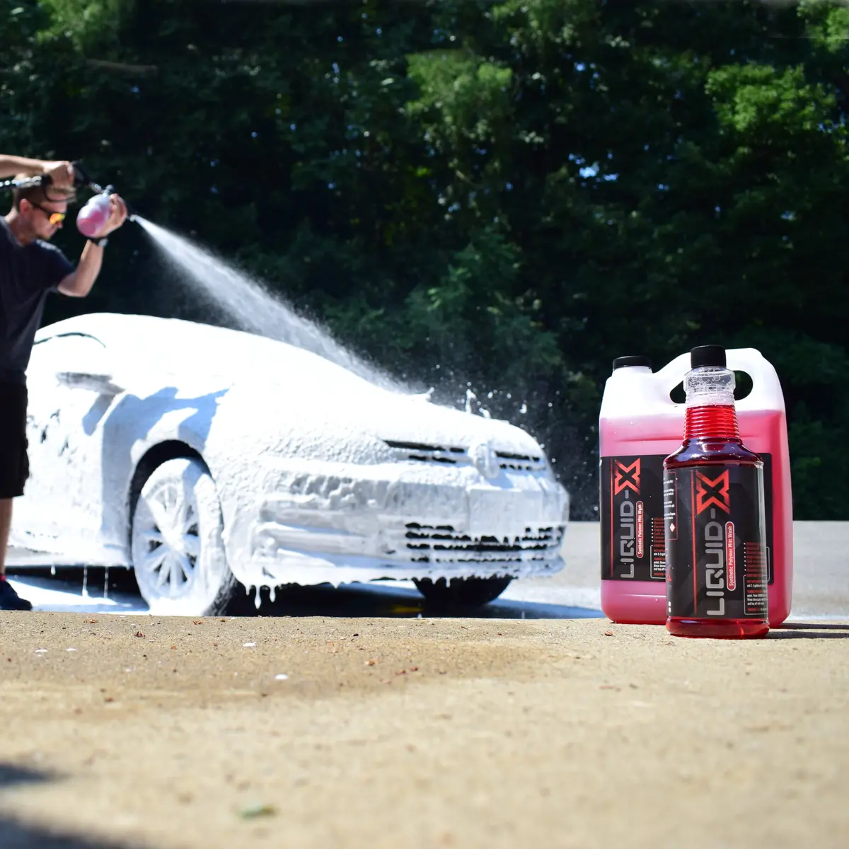 Liquid-X: Polymer Sealant Mitt Wash 2