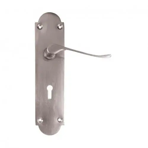 Lockset Victorian Scroll 8'' Keyhole 1