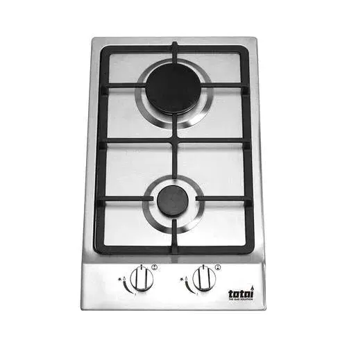 Lpg Gas Hob Stainless Steel 2 Burner Totai 1