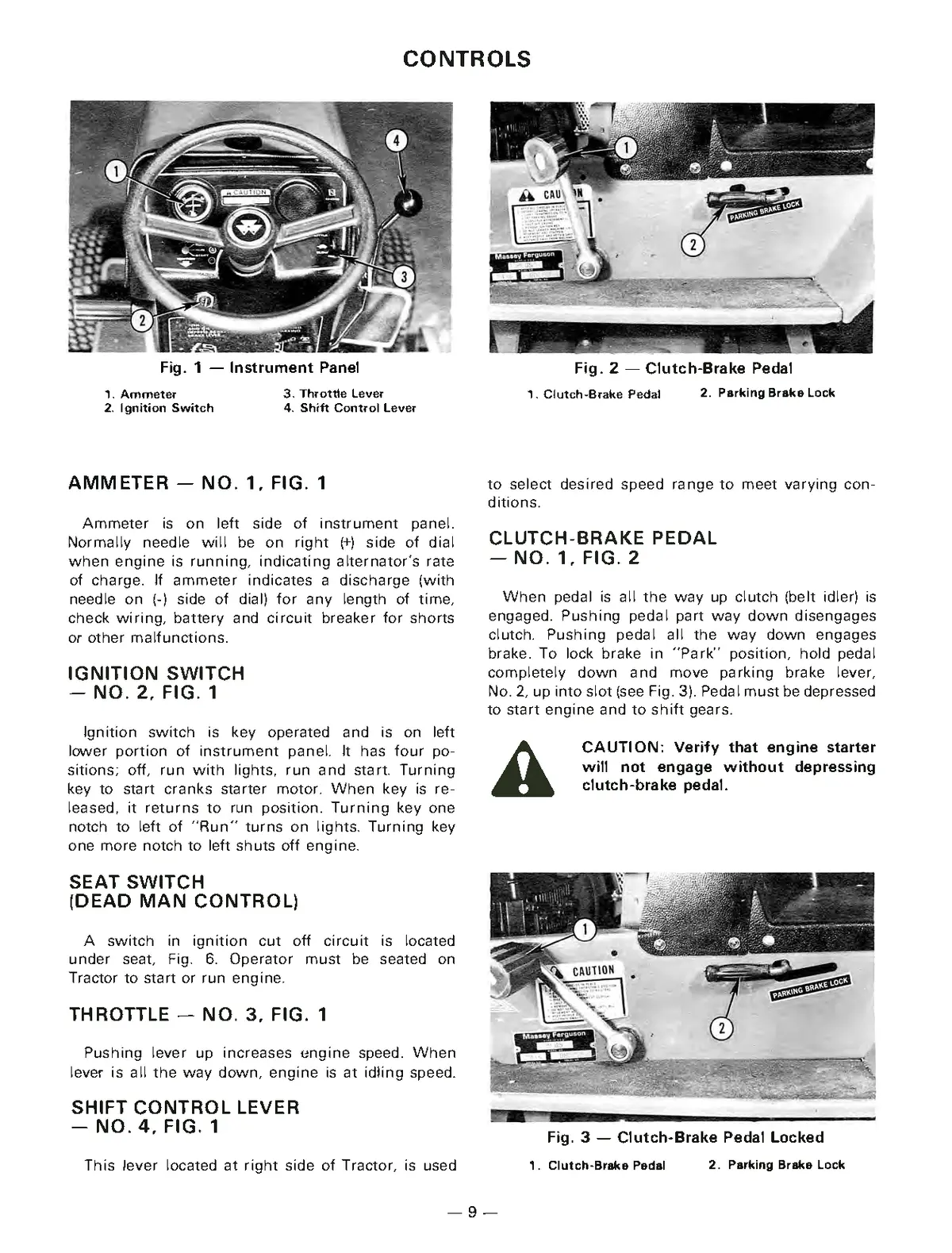 Massey Ferguson Mf 85 Lawn Tractor And Mowers Operator's Manual 2