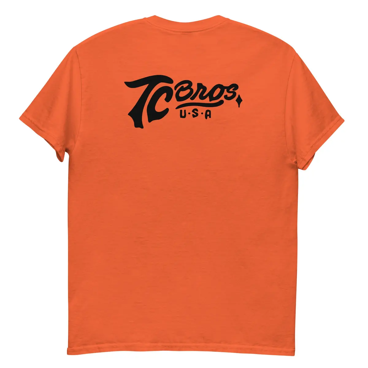 Script - Orange Tee (Front/Back Print) 5