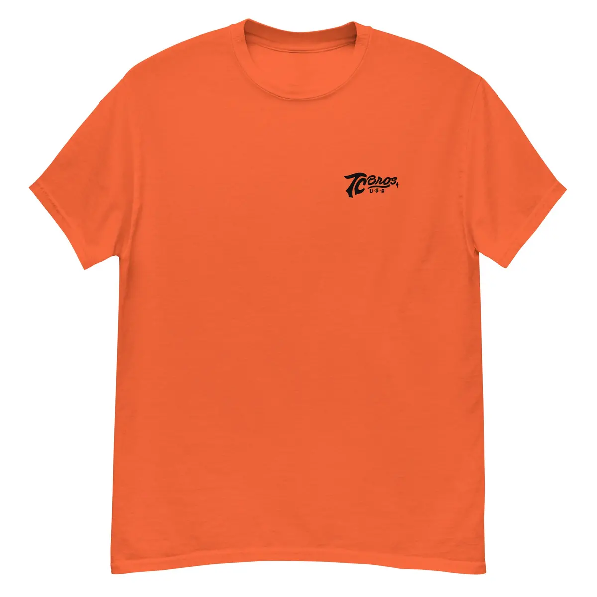 Script - Orange Tee (Front/Back Print) 4