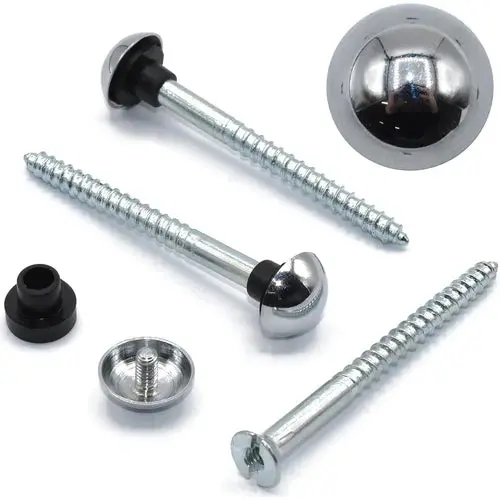 Mirror Screw With Cp Dome Cap 1