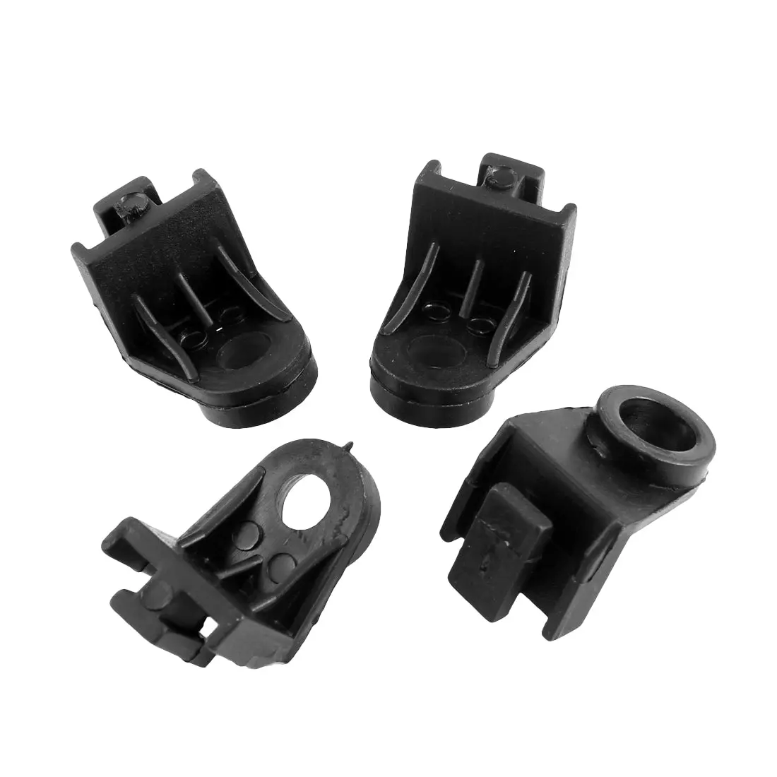 Electric Fan Radiator Installation Zip Tie Straps Corner Mounting Feet Kit 2