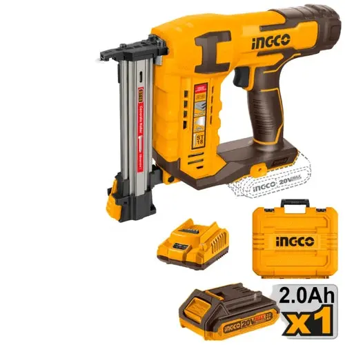 Nail Gun Concrete Pin Cordless 𝑃20ˢ Set Ingco 1