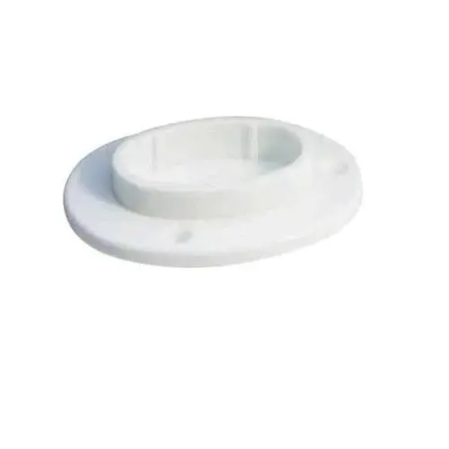 Oval Rail Flange Bracket Plastic 1
