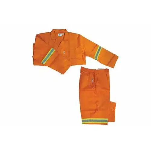 Overall Contisuit 2Pc Orange With Reflective Stripes 1